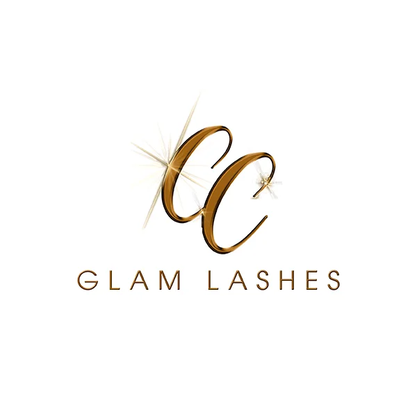 Logotipo Glam lashes.
