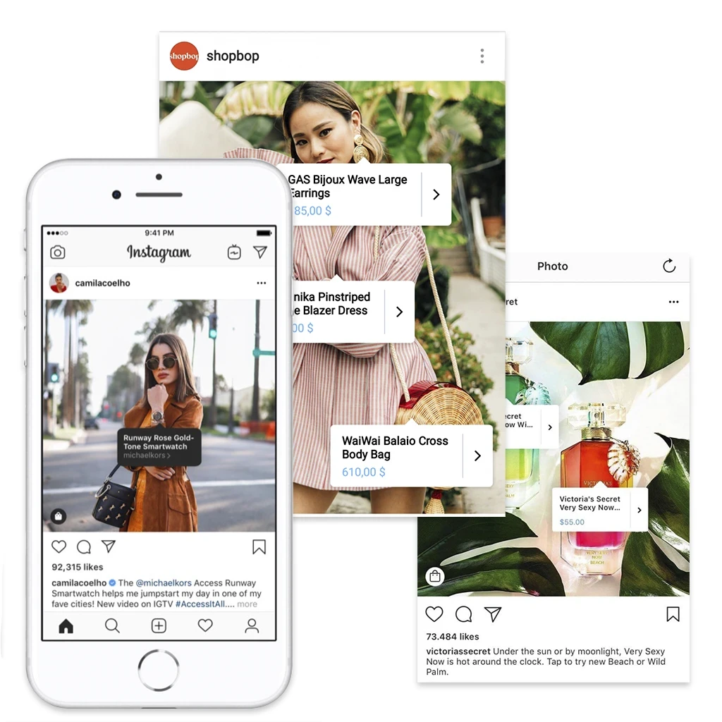 Representación de ventas por instagram