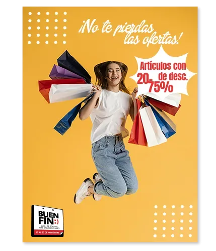Poster promocional del Buen Fin